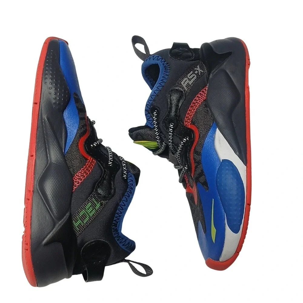 Puma RS-Z Sneakers Kids 8C Blue Black Red‎ Chunky Running Shoes 375868-02